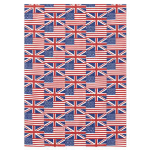 Nappe Les Etats-Unis et modèle BRITANNIQUE de drapeau