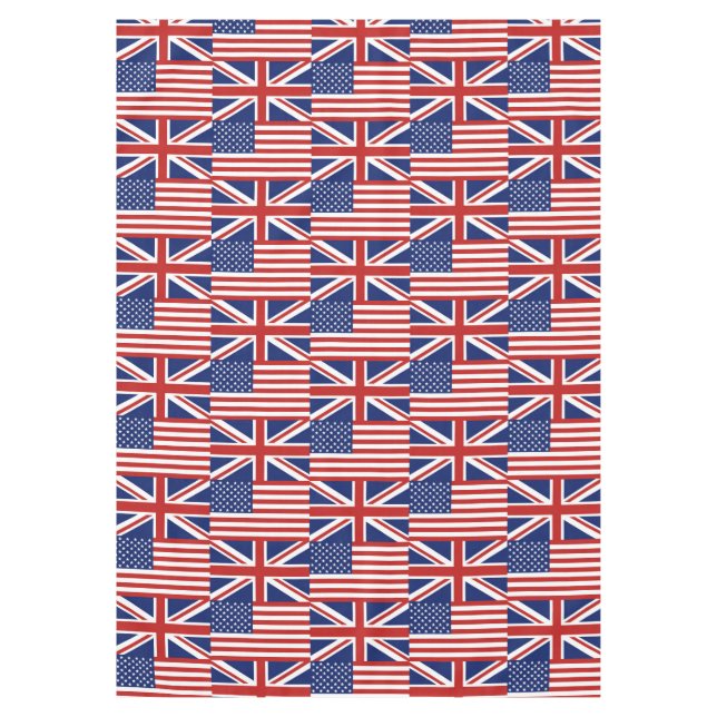 Nappe Les Etats-Unis et modèle BRITANNIQUE de drapeau (Devant)