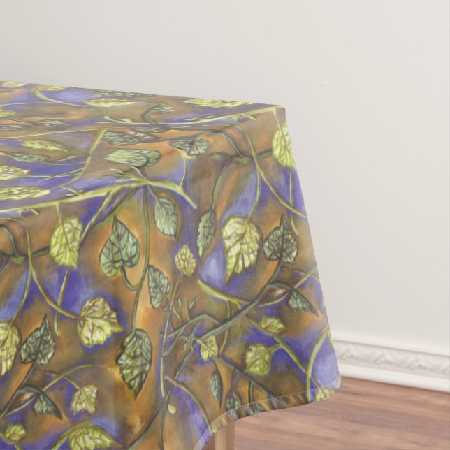 Nappe Les Feuilles verts proviennent de la framboise Bus (In Situ)