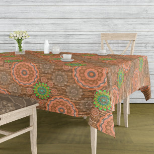 Nappe Les fibres de dispersion pluvieuse orangée texturé