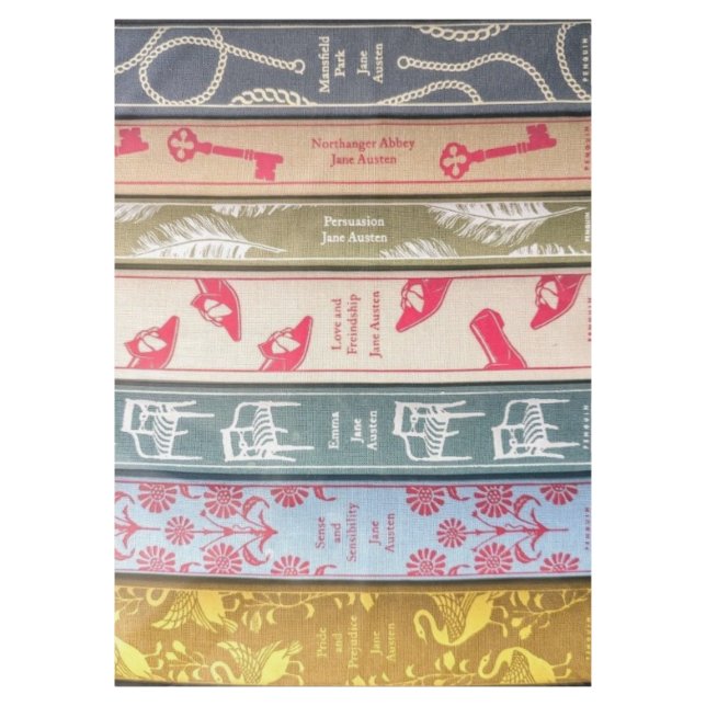 Nappe Les livres de Jane Austen (Devant)