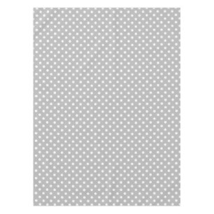 Nappe Les Patterns de Gray White Polka