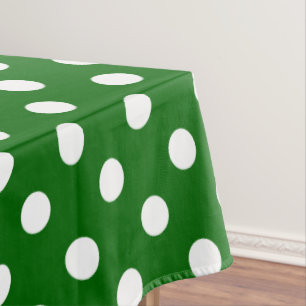 Nappe Les Pois blancs aux journées scolaires vertes
