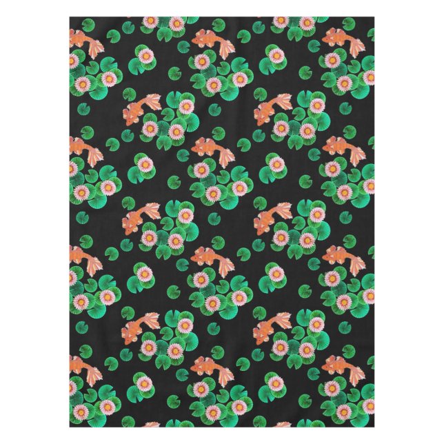 Nappe L'étang de carpes en papier (Devant)