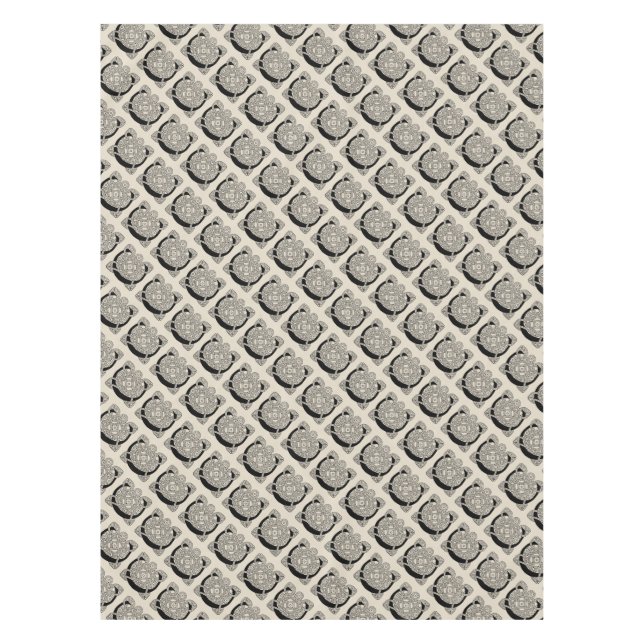 Nappe Lettre C Vintage Monogramme de noeud celtique (Devant)