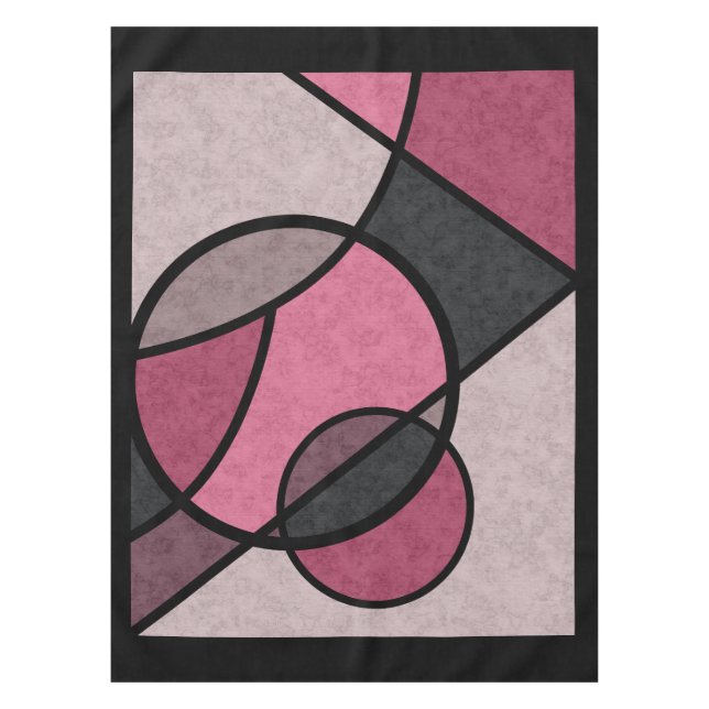 Nappe Lever rose, abstrait (Devant)