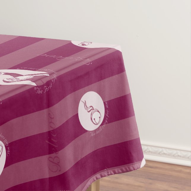 Nappe L'Express polaire | Motif du Père Noël rayé (In Situ)