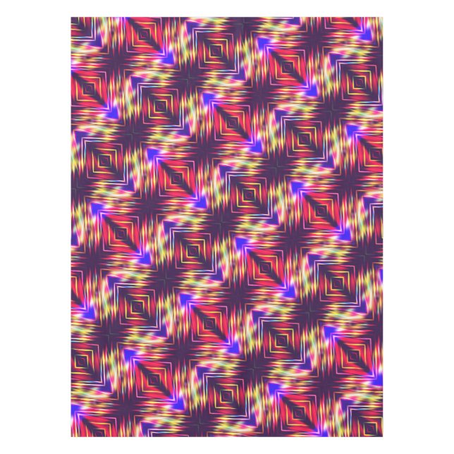Nappe Lignes colorées abstraites (Devant)