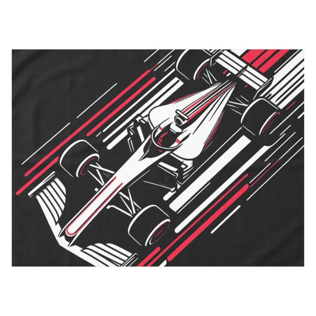 Nappe Lignes de vitesse de voiture de course de formule  (Devant (Horizontal))
