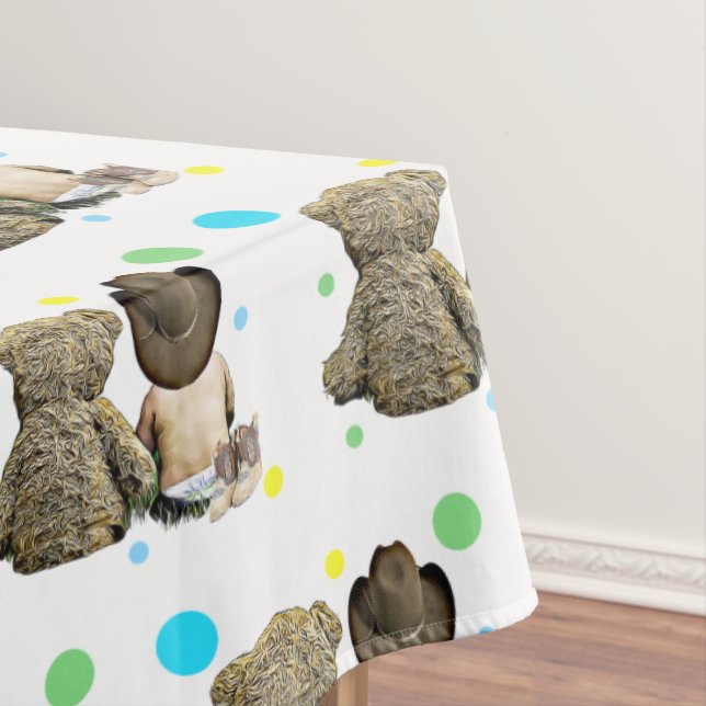 Nappe Lil Cowboy et Ours Pays et Western Thème (In Situ)