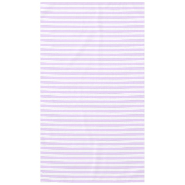 Nappe Lilac violet et blanc bonbons rayures (Devant)