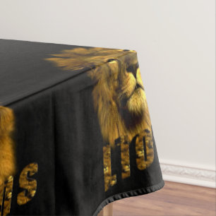 Nappe Lion mâle avec le nom du lion,