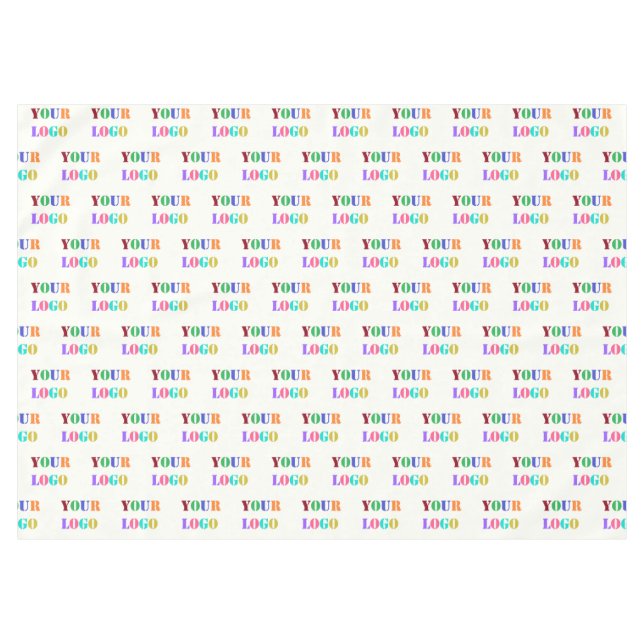 Nappe Logo de l'entreprise personnalisée Table de promot (Devant (Horizontal))
