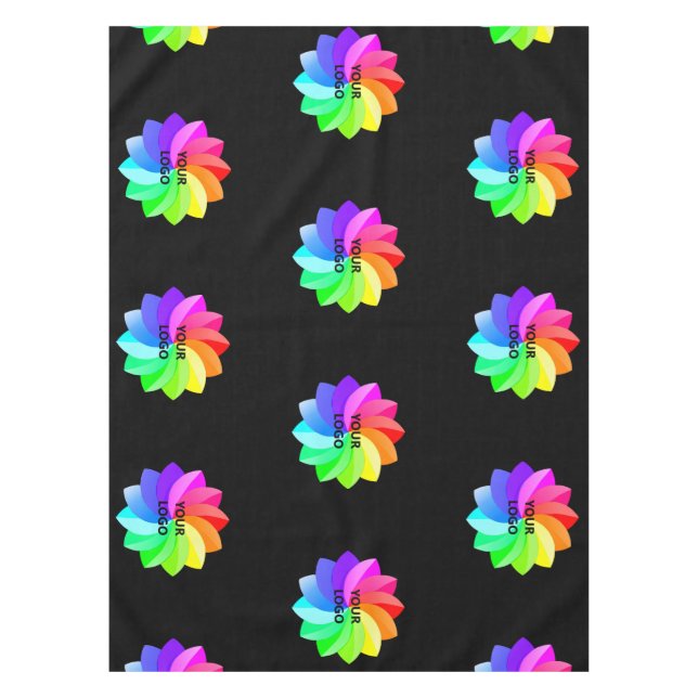 Nappe Logo Salon d'affaires Restaurant Hôtel Noir (Devant)