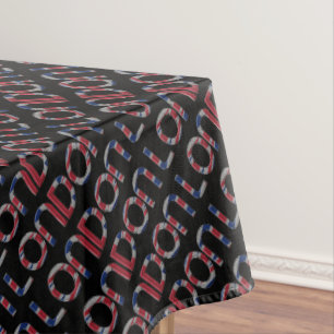 Nappe Londres Union Jack British Drapeau Typographie Élé
