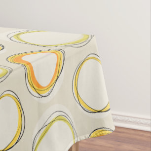 Nappe Lot Éclipsez Mid-Century Modern - Black lines