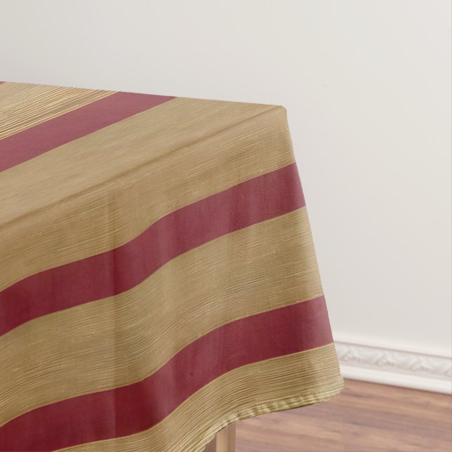 Nappe Luxe Linge Moderne Burgundy Gold Collection (In Situ)