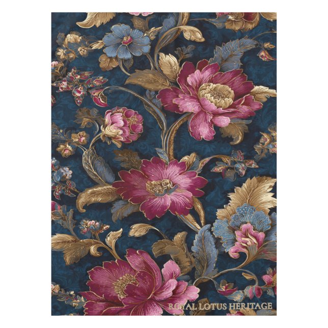 Nappe Luxury Floral Vintage Royal (Devant)