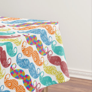 Nappe M. Mustache Hipster Motif
