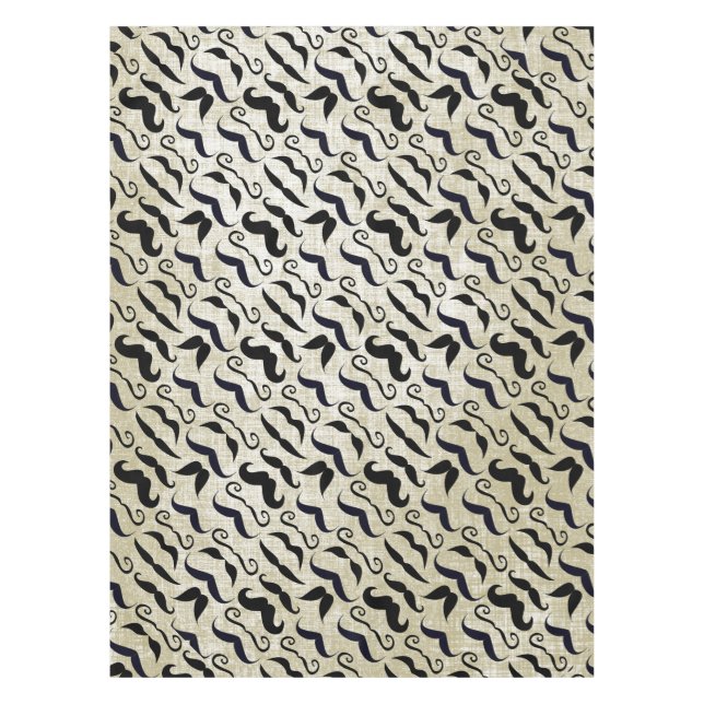 Nappe M. Mustache Hipster Motif (Devant)