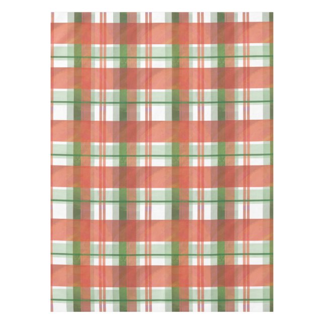 Nappe Madras Plaid Noël (Devant)