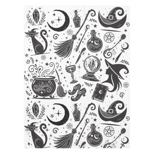 Nappe Magique sorcière Whimsical Wiccan Pagan Parti (Devant)