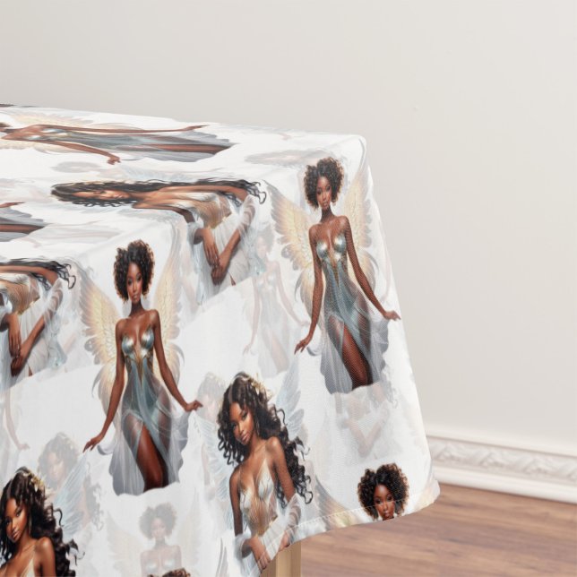 Nappe Magnifique motif de conception d'anges fille noire (Créateur téléchargé)