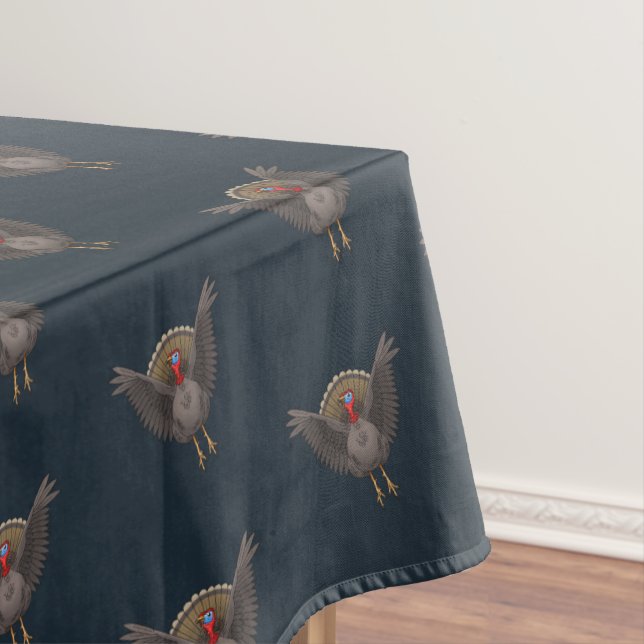 Nappe Magnifique motif de dinde de Thanksgiving (In Situ)