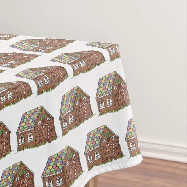 Nappe Maison de pain d'épices Noël Bonbons de vacances S (In Situ)