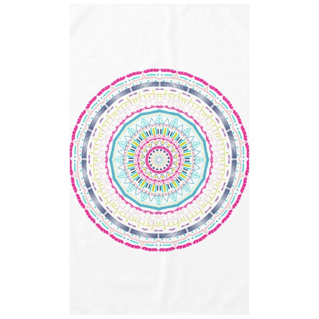 Nappe mandala coloré (Devant)