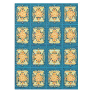 Nappe Mandala de géométrie sacrée radiante