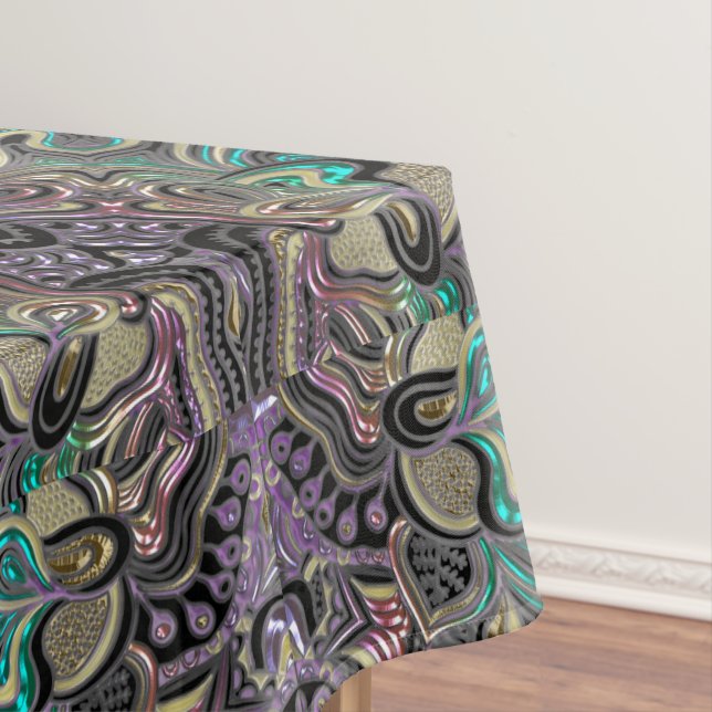 Nappe Mandala de Lion de signe de zodiaque (In Situ)