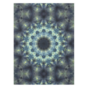 Nappe Mandala en cristal translucide de kaléidoscope