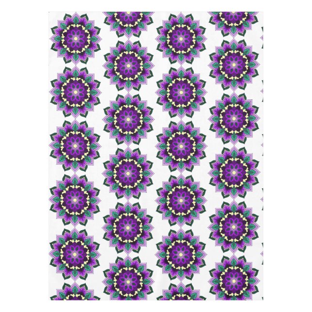 Nappe Mandala Pattern 02 in purple (Devant)