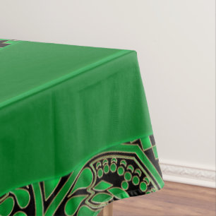Nappe Mandala vert de Kelly Triskele