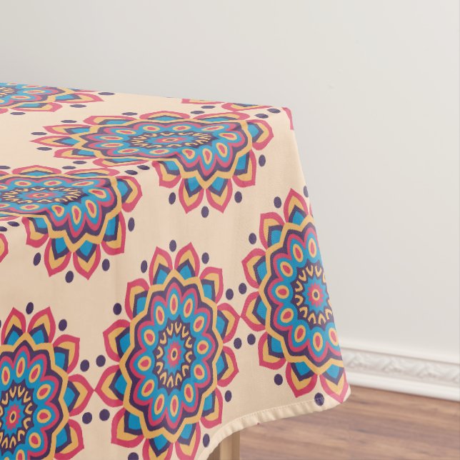 Nappe Mandala vibrant Hexcolor (In Situ)