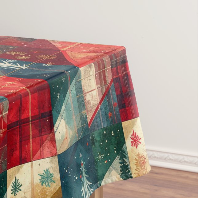 Nappe Mantel Navideño Tartán (In Situ)