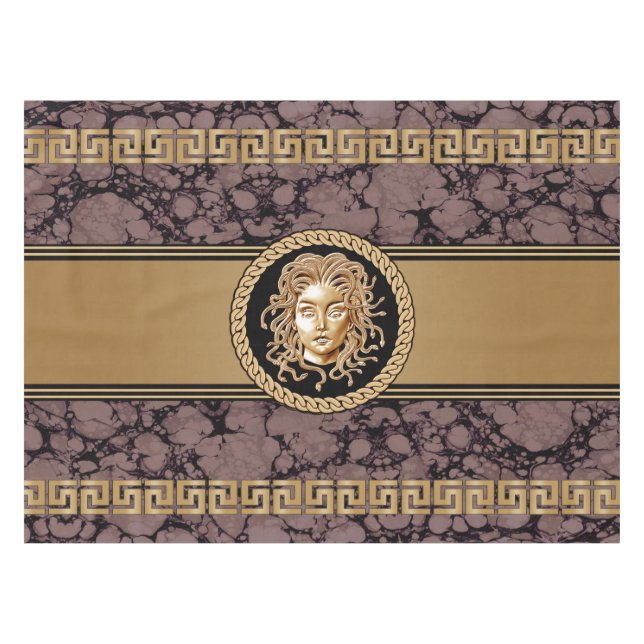Nappe Marbre et or Medusa de luxe (Devant (Horizontal))
