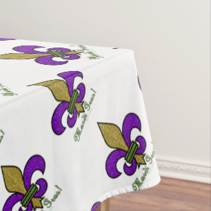 Nappe Mardi Gras Fleur De Lis Coloré