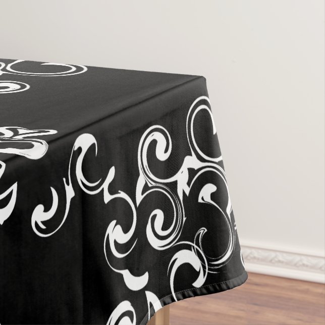 Nappe Mariage gothique noir et blanc (In Situ)