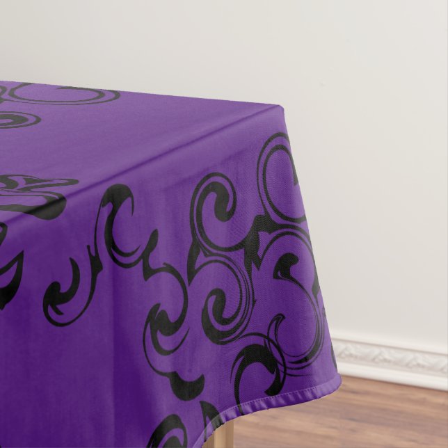 Nappe Mariage gothique noir violet (In Situ)