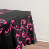 Mariage gothique rose chaud et noir