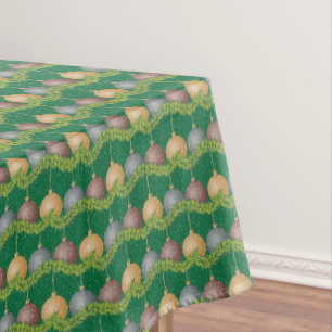 Nappe Marque de Noël et ornements motif de vacances