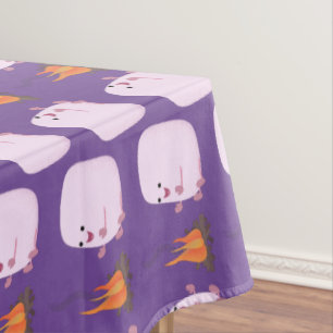 Nappe Marshmallows mignons roses par dessin animé sur le