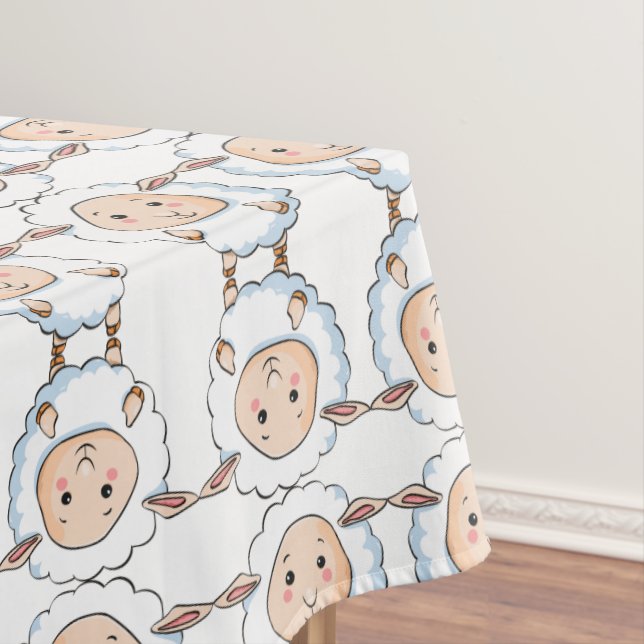 Nappe Marvelous Sweet Cute Baby Lamb Motif (In Situ)