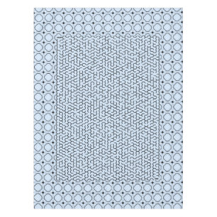 Nappe Maze Hexagon bleu