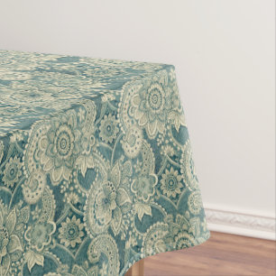 Nappe Médaillon en dentelle émeraude