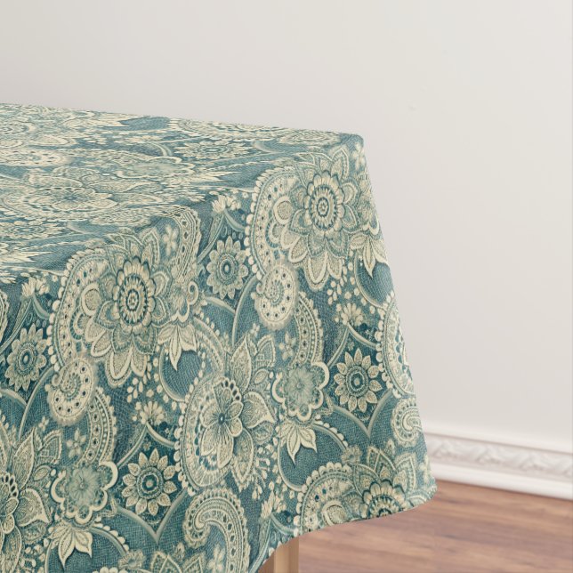 Nappe Médaillon en dentelle émeraude (In Situ)
