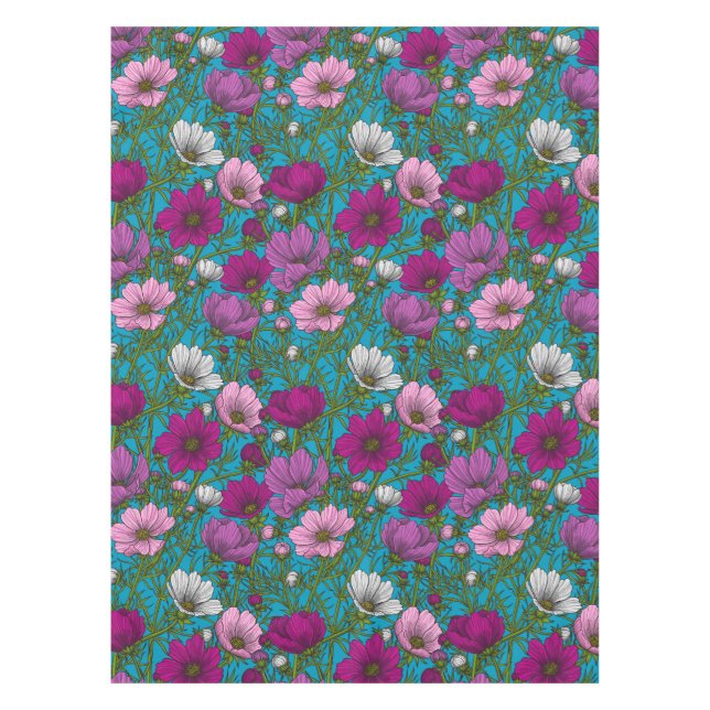 Nappe Mélange cosmos bleu (Devant)