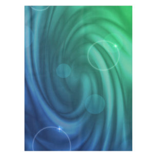 Nappe Mélange De Couleurs Bleu Et Vert Doux Vortex